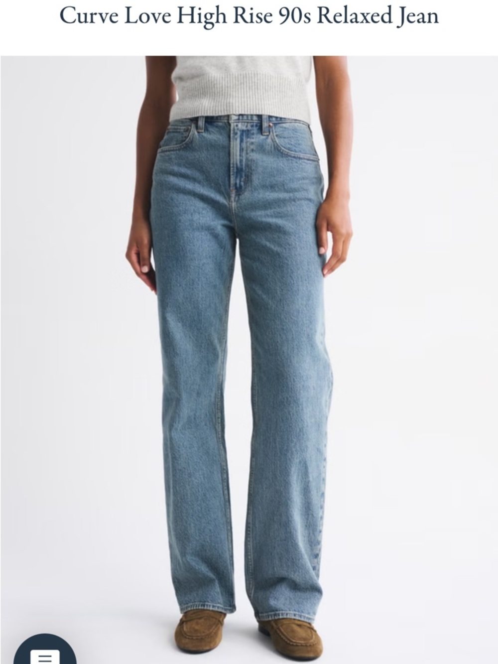 Curve Love 90s Relaxed Jean Abercrombie & Fitch women’s